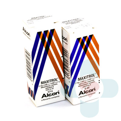 This medicine contains three active ingredients dexamethasone (corticosteroid), neomycin and polymyxin B (antibiotics). These medicines are prescribed and