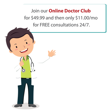 By buying this medicine you will get FREE doctor consultation and PRESCRIPTION online 